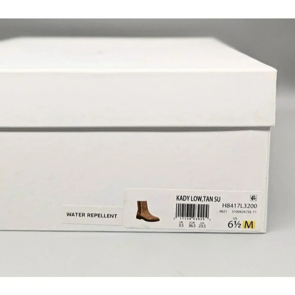 Vince Kady Low Women's Tan Suede Leather Side Zipper Boots Size 6.5 (MSRP $395) - Picture 8 of 8